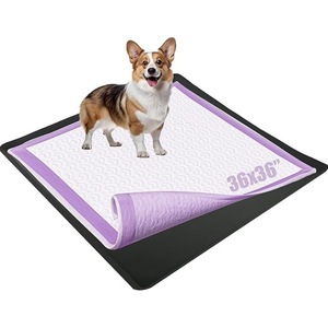 Alfombrilla de silicona impermeable portátil para mascotas, reutilizable, con protección antidesbordamiento para cuencos y entrenamiento de pañales. - Product Image 5