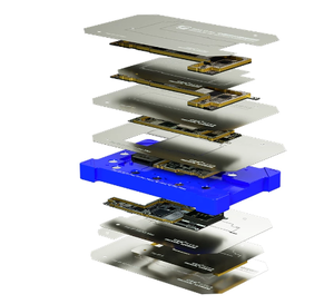 Mécanicien IBGA 12 Pro 10 en 1 BGA Reballing Stencil Platform pour <span class=keywords><strong>iPhone</strong></span> X <span class=keywords><strong>11</strong></span> 12 13 Pro Max Motherboard Middle Rework Template - Product Image 1