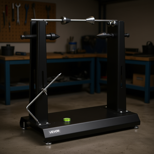 Équilibreuse de roues Vevor, capacité 88,2 lb, support de centrage réglable 35 pouces pour l'alignement des roues de moto et de vélo - Product Image 2