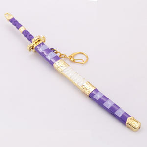 22cm日本アニメルフィサンジゾロナイフソードメタルキーホルダー - Product Image 3