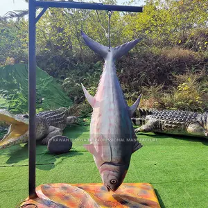 Customized Realistic Tuna Fish Statue With Movements Animatronic Sea Animals