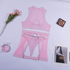 Conjunto de Lencería Fina de Fantasía para Mujer de 3 Piezas - Product Image 6