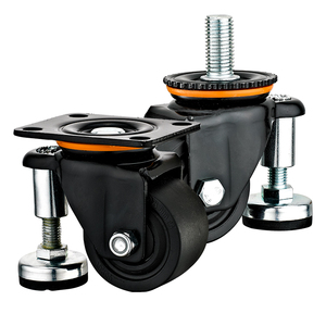 2''2.5''3'' Type a Plate Heavy Duty Low Center of Gravity Roulette en nylon avec pieds <span class=keywords><strong>de</strong></span> <span class=keywords><strong>support</strong></span> Roulettes pour réfrigérateur - Product Image 5