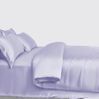 Drap de lit en soie, ensemble de literie pour la maison, 3 pièces, offre spéciale, 100%