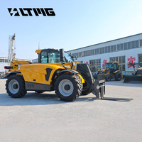 Chariot télescopique tout-terrain multifonctionnel LTMG 4x4, chariot élévateur à fourche de 3,5 tonnes, chariot élévateur à quatre roues, chariot élévateur télescopique avec EPA Euro 5