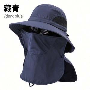 Chapeaux de pêcheurs et de safari pour hommes, imperméables, respirants, avec protection solaire, pour l'extérieur, décontractés, pour le cyclisme quotidien, vente en gros - Product Image 6