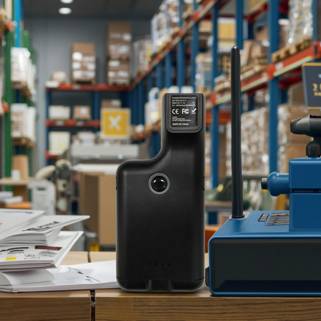 Image 101DC Wireless USB Barcode Scanner Handheld Automatic 1D 2D Distance Rechargeable Warehouse Logistics