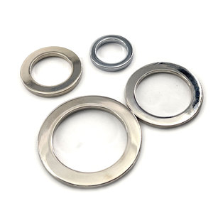 Anel Metálico Quadrado Grande de Latã<span class=keywords><strong>o</strong></span> Antigo Personalizado com Logo 25mm 26mm em Ouro/Prata/Gunmetal Ecológico e Durável para Bolsas - Product Image 6