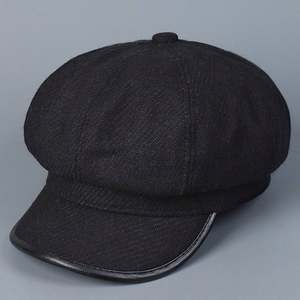 Nouvel Arrivage – Chapeau Béret Rétro Élégant pour Femme, Chapeau de Peintre Artistique Automne-Hiver, Béret Newsboy Tendance pour Femme - Product Image 6