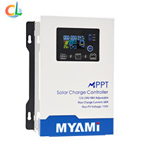 Contrôleur de charge solaire CHANLLA MY-MPPT2800NB à bas prix, 100A, entrée PV max 150V, sortie 12V/24V/48V, MPPT, efficacité 95-97%, écran LCD