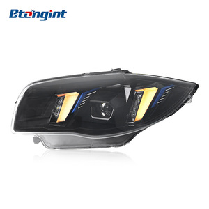 Suitable for 04-11 BMW 1 Series E87 Headlight Assembly <strong>Modification</strong> Fang Style Dual Color LED Daytime Running <strong>Light</strong> Lens <strong>Light</strong> - Product Image 4