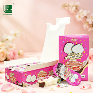 Wholesale Customized Private Label HALAL Certified Multi-Colored <strong>Sweet</strong> Marshmallow Dipped Chocolate Sauce Popping Candy Box - Product Image 6