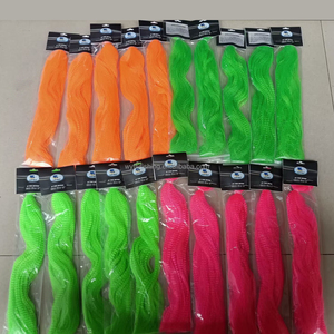 Gros Flash Slink Fibre Longs Cheveux Crépus Synthétiques/Fibre Slinky pour La Fabrication De Poissons Minnow <span class=keywords><strong>Leurre</strong></span> Appâts Matériel De Montage De Mouches - Product Image 6