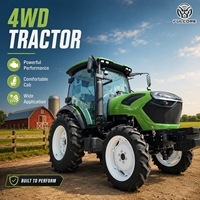 Tracteur agricole FULCORE avec cadre de sécurité robuste, puissance diesel puissante pour les travaux sur le terrain, service après-vente complet