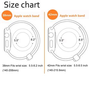 Correa para Apple Watch Band 40mm 44mm Pulseira Correa para Iwatch Band 38mm 42mm Pulsera de silicona Apple Watch Series 5 4 3 2 - Product Image 6