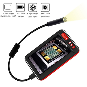 Caméra endoscopique industrielle P20 Plug and Play 4,3 pouces 1080P, boroscope d'inspection de 2 m avec objectif de 8 mm, batterie de 2000 mAh - Product Image 2