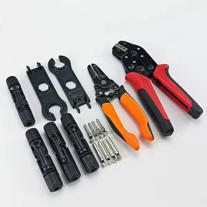 2.5/4/6mm2 Wire Cable Pliers Kit Solar Energy System Power Crimping Tool PV Connector Crimper Sets