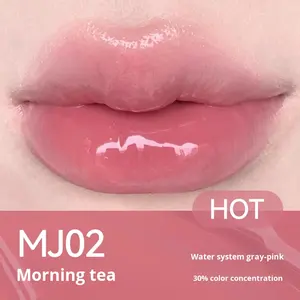 <span class=keywords><strong>Gloss</strong></span> à lèvres AZTK Water Mirror MJ02, <span class=keywords><strong>gloss</strong></span> à lèvres solide, couleur nude, hydratant, améliore le teint, rouge à lèvres en verre, authentique - Product Image 6