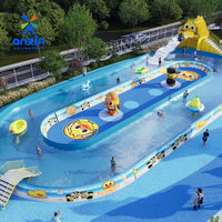 Großhandel Custom ized Size Giant Aufblasbarer Rafting Pool mit Sicherheits griffen Perfekt für Outdoor-Abenteuer und Sommers paß