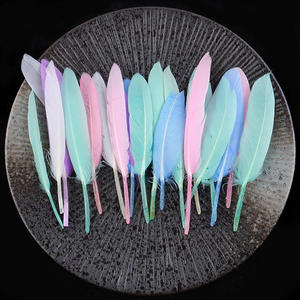 Plumes d'oie blanches naturelles brutes de 10-15 cm (4-6 pouces) – Lot de 100 pour DIY, chapeaux, cadeaux <span class=keywords><strong>et</strong></span> emballages – Vente en gros - Product Image 6