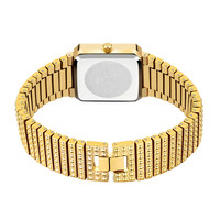 Montre MissFox 2689 pour femmes, montre de luxe de marque, montre carrée dorée pour femmes, minimaliste, mouvement à quartz analogique, unique, glacée