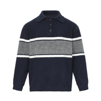 Pulls personnalisés OEM ODM, vêtements pour hommes, tricots, pull jacquard, pull d'hiver, polo rayé, pull en tricot pour hommes, fabricant