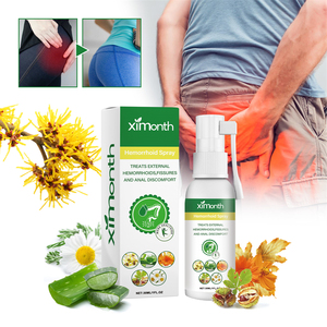 Ximonth 30ml Spray para Aliviar la Picazón Anal, el <span class=keywords><strong>Dolor</strong></span> <span class=keywords><strong>Rectal</strong></span>, la Sangre y la Protrusión de <span class=keywords><strong>Hemorroides</strong></span> Internas y Externas - Product Image 1