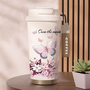 ขายส่งแก้วกาแฟเซรามิกขนาด 530 มล. พร้อมซับในเซรามิก สำหรับพกพา ใช้ในรถยนต์ ใช้ได้สองแบบ เหมาะสำหรับการใช้งานแบบสบายๆ - Product Image 1