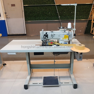 Máquina de coser overlock industrial de alta velocidad con cortahilos automático, mecanismo de arrastre por pie, cama plana y puntada de seguridad para uso doméstico y costura de mantas - Product Image 3