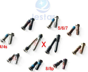 100 pièces Vis de fixation inférieure pour <span class=keywords><strong>iPhone</strong></span> 6/6p 6S/6SP/SE <span class=keywords><strong>7</strong></span>/7P/8/8P X/XS/MAX X-16 Series /PRO/MAX - Product Image 4