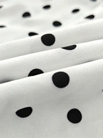 Robe mini dos nu à pois blancs et noirs pour femme, col en V profond, taille nouée, ourlet à volants, idéale pour les fêtes estivales, vente en gros, personnalisable