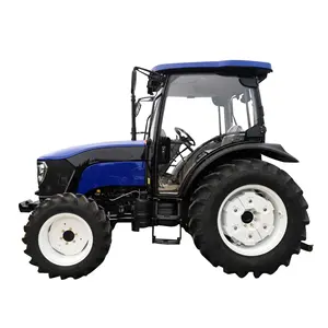 Chinese tractor brand 75HP epa tractor with front loader best tractor for small farm