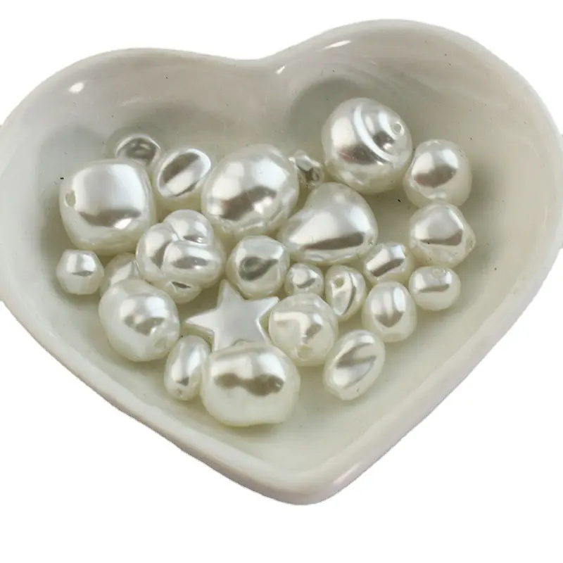 Absバロックプラスチック射出真珠、特殊形状プラスチック真珠より安いルースビーズDIYジュエリーアクセサリー