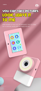 Kids <b>Video</b> <b>Camera</b> High Quality 3.0 Inch 1000Mah Rechargeable Battery with MP3 Additional Function Birthday Gift D6 CCD - Product Image 5