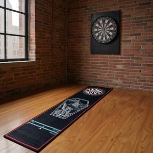 Non-slip rubber backing Rectangular dart board mat Printed dart board Indoor dart practice - Product Image 3