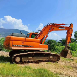 รถขุดมือสองคุณภาพดี Doosan DX260 ขนาด 26 ตัน เครื่องจักรก่อสร้าง ได้รับการรับรองมาตรฐาน CE พร้อมหัวเจาะ  เครื่องยนต์ Doosan - Product Image 1