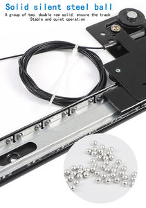 Rail de <span class=keywords><strong>porte</strong></span> pivotant pliant dissimulé de 35mm pour armoire <span class=keywords><strong>Porte</strong></span> coulissante à insertion latérale télescopique/Rail de <span class=keywords><strong>porte</strong></span> tournante - Product Image 3