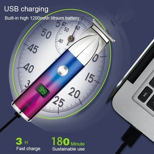 Recortadora de Pelo Inalámbrica Kemei KM-251, Cortadora de <span class=keywords><strong>Barba</strong></span> Profesional, Recargable, Máquina Eléctrica <span class=keywords><strong>para</strong></span> Cara <span class=keywords><strong>y</strong></span> <span class=keywords><strong>Bigote</strong></span>, Cabezales <span class=keywords><strong>para</strong></span> Corte de Pelo - Product Image 5