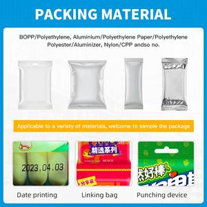 Machine d'emballage de film multifonctionnelle automatique à grande vitesse pour l'argile à modeler avec fonction d'étiquetage Production alimentaire - Product Image 4