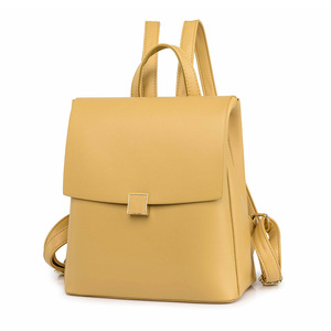 Minimalist Commuting Solid Color <b>Backpack</b> with High-end Feel, Multi Compartment Shaped <b>Backpack</b>, Women's Shopping and Work Bag - Product Image 6