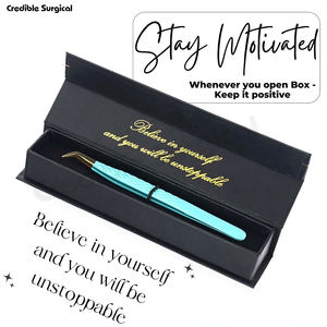 Pinzas de pestañas de acero inoxidable personalizadas de alta calidad con empuñadura de diamante y Punta puntiaguda herramienta de accesorios de logotipo personalizado - Product Image 4