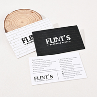Cartes de visite personnalisées en papier recyclé, recto-verso, avec estampage or et argent, impression de luxe