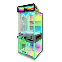 Machine de jeu d'arcade en métal 110V pour centre commercial, avec casier à 4 prix et fonction de jeu mystère et de capture de chance