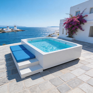 <span class=keywords><strong>Piscina</strong></span> Residenziale di Lusso in Fibra di Vetro <span class=keywords><strong>con</strong></span> Sistema ad Acqua Salata e Skimmer Integrato, <span class=keywords><strong>Piscina</strong></span> Interrata in FRP Durevole - Product Image 5