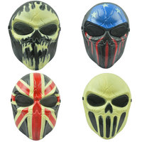 Masque effrayant en plein air militaire Wargame Paintball Airsoft cagoule chef masque complet Halloween Cosplay masque de fête