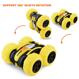 2.4G 4WD controllo Radio elettrico anfibio auto di terra di acqua giocattoli di plastica per ragazzi rotolamento su due lati <span class=keywords><strong>R</strong></span> C acrobazia RC esperto di Tumbler - Product Image 4