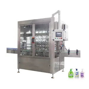 shampoo bottle bottling filling capping and labeling machine liquid production whole line plant