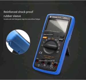 Multimètre numérique portable Dt-17n, testeur de capacité, ampèremètre à gamme automatique, affichage numérique, haute précision - Product Image 1