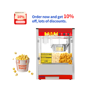 Máquina para Hacer <span class=keywords><strong>Palomitas</strong></span> de Maíz, Económica y Práctica, con Bandeja para Asar Maíz y Superficie Plana Roja. - Product Image 6