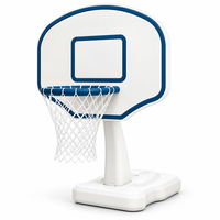 Ensemble de panier de basket-ball d'intérieur pour tout-petits, mini-stand monobloc avec ballon, design arrondi sécurisé, jouet de tir pour enfants, garçons et filles, cadeau